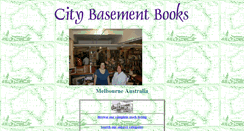 Desktop Screenshot of citybasementbooks.com.au