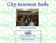 Tablet Screenshot of citybasementbooks.com.au